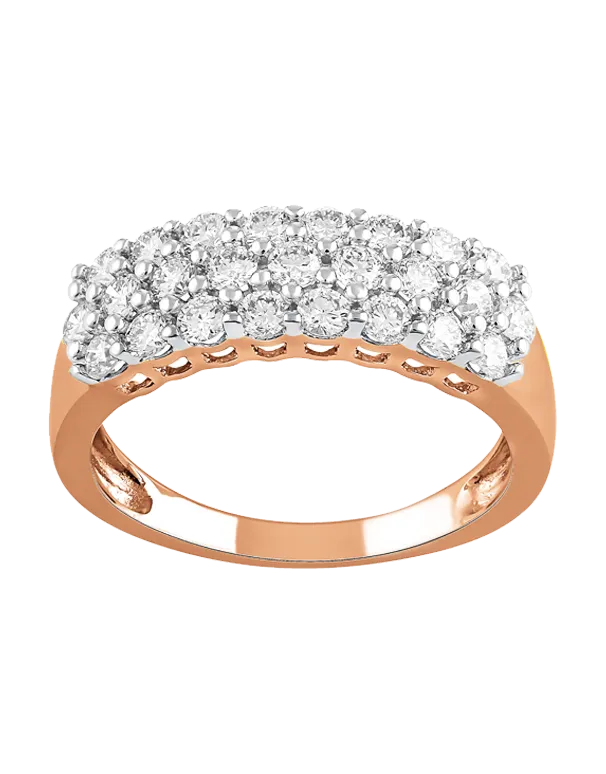 14ct Rose Gold Diamond Ring - 783548