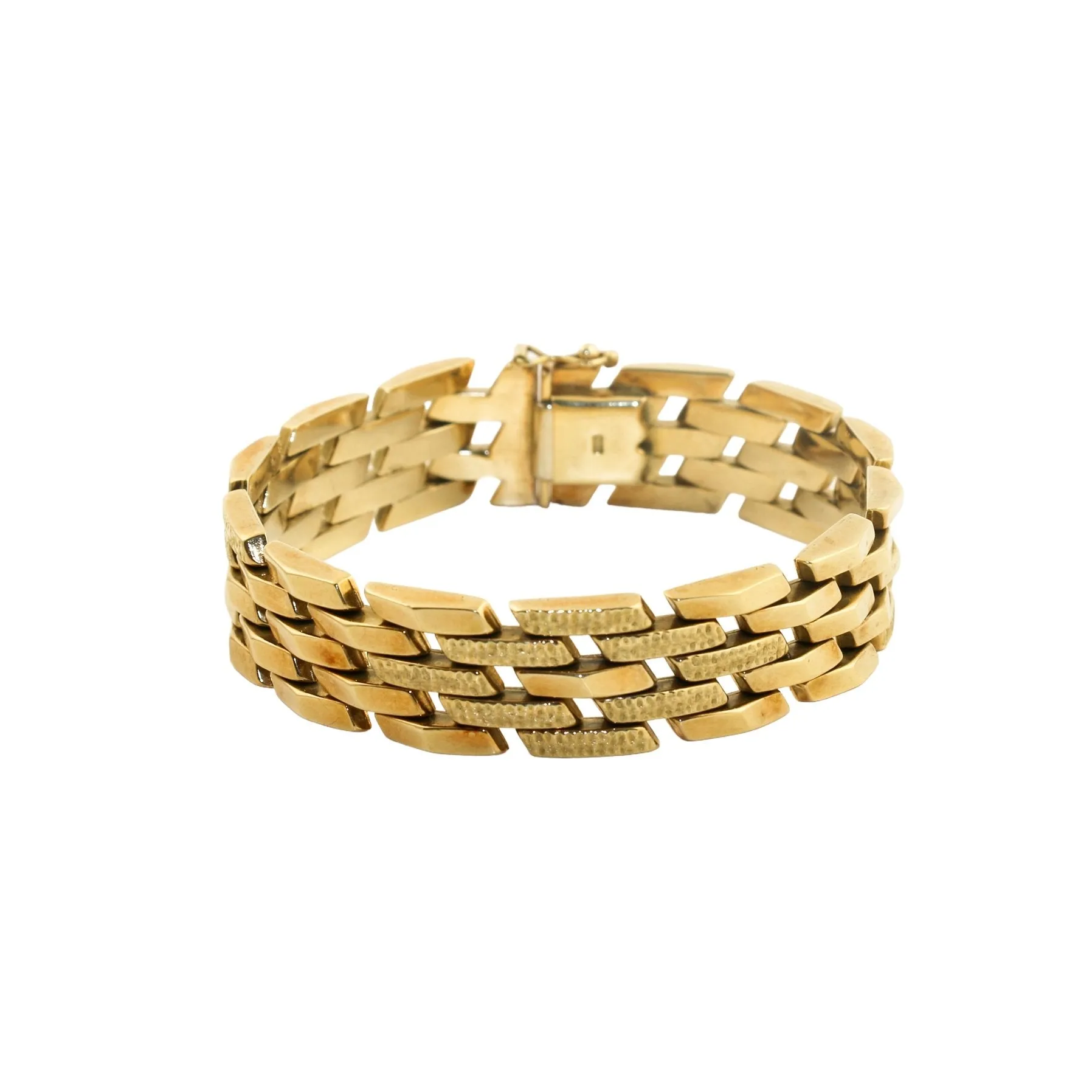 14k Gold Chainmail Link Bracelet