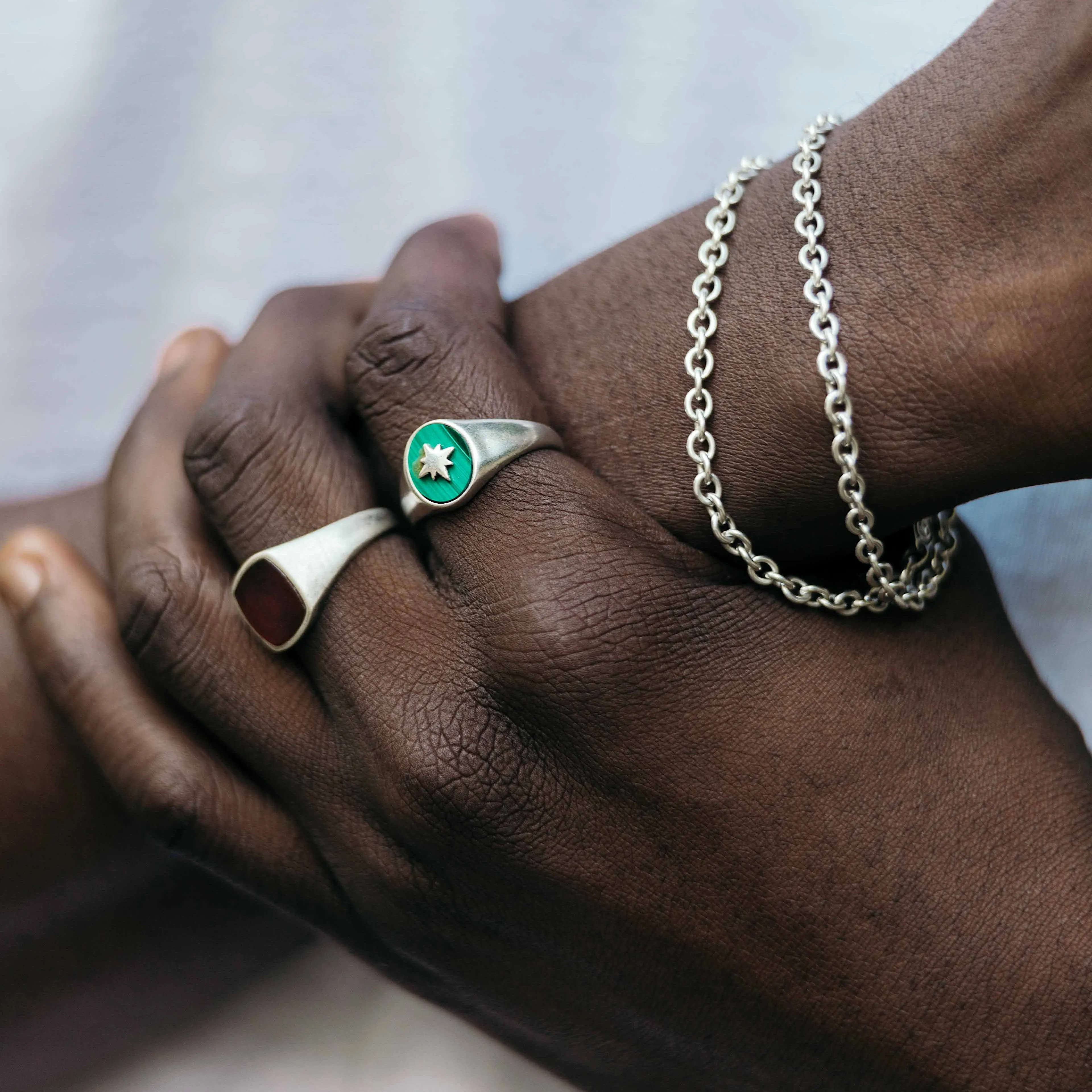 4mm Sterling Silver "Indira" Chain Bracelet