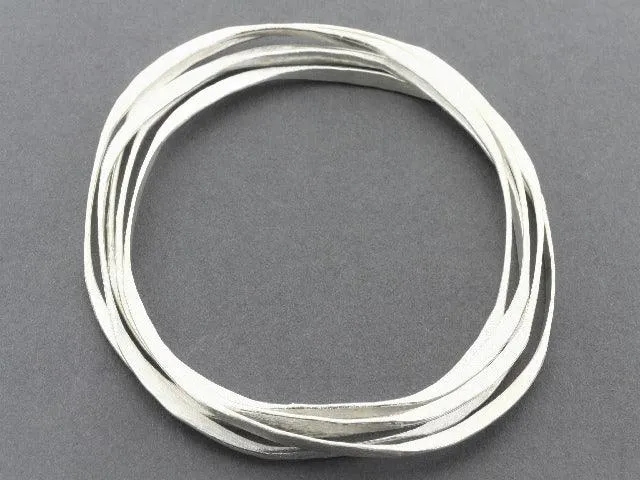 5 in 1 bangle - pure silver