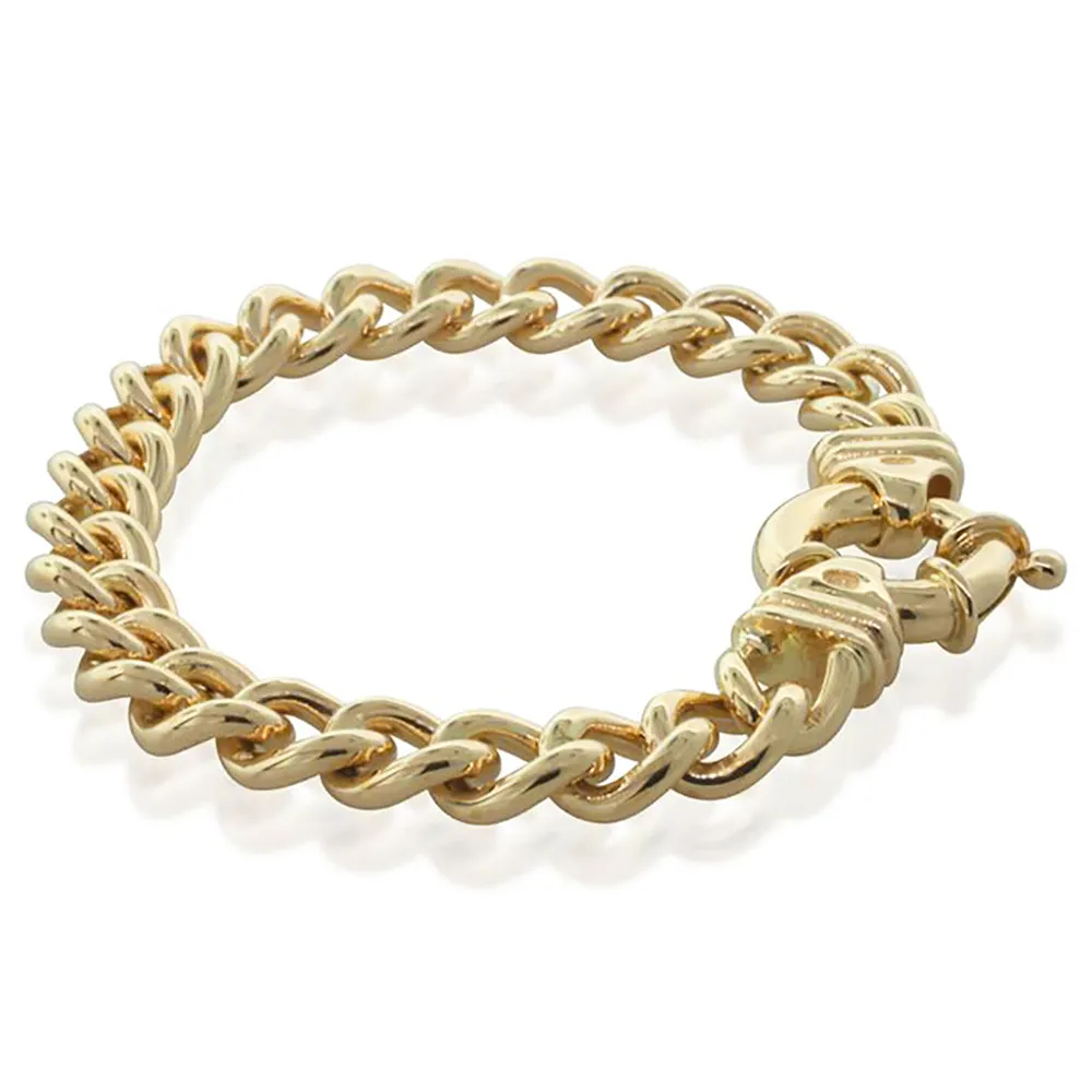 9ct Yellow Gold Curb Link Bracelet