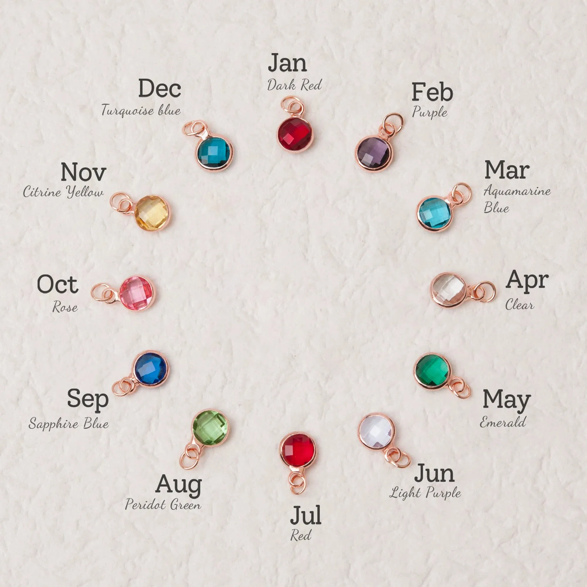 Add-on Birthstone Charm