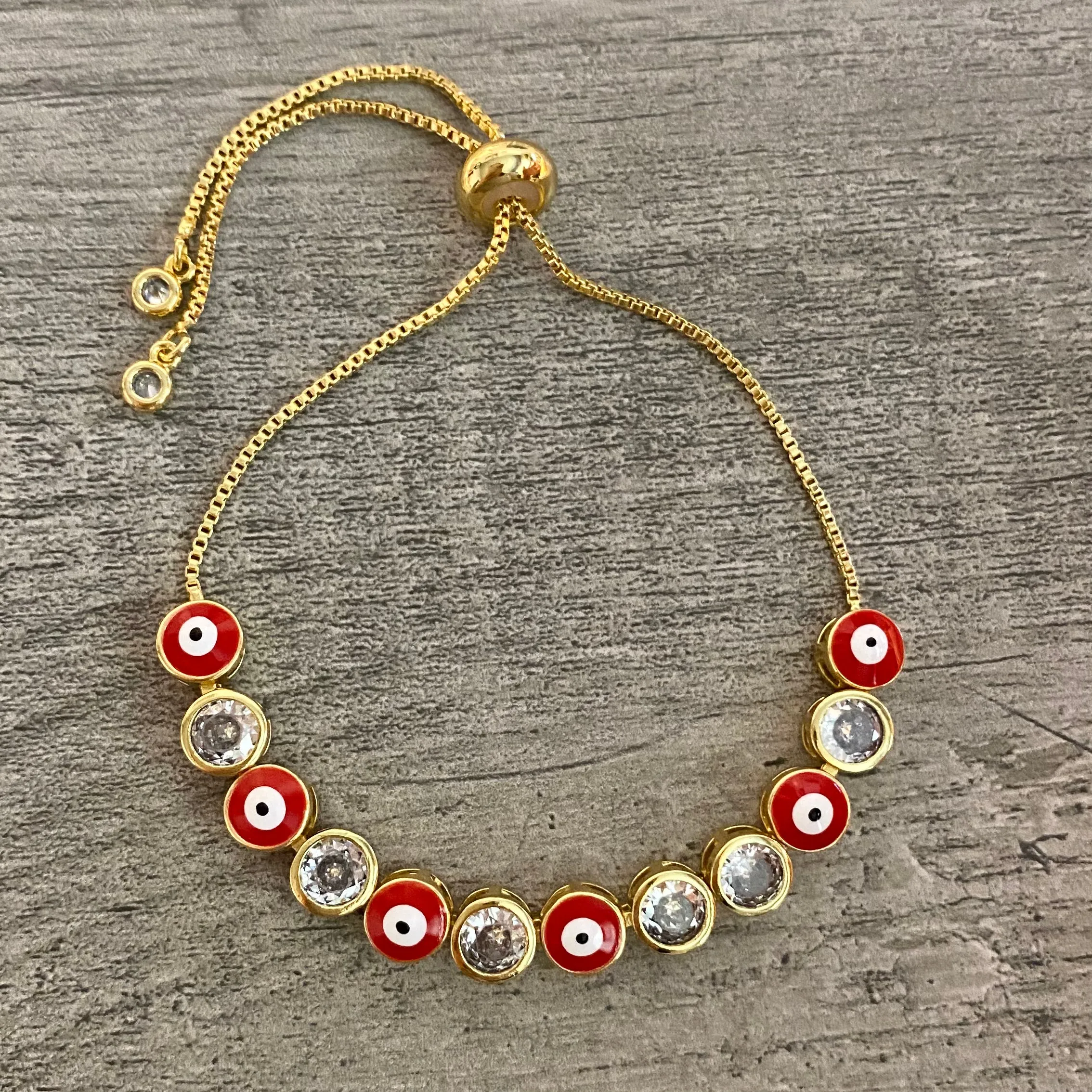 Adjustable Evil Eye Bracelet Tennis 03