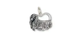 Afghan Hound Charm Jewelry Sterling Silver Handmade Dog Charm AF8-C