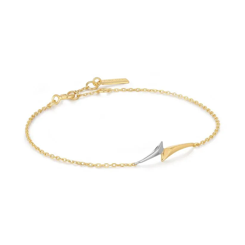 Ania Haie Gold Arrow Chain Bracelet B049-01T