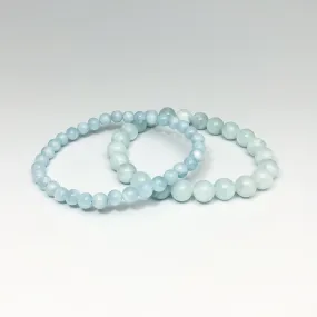 Aquamarine Beaded Bracelet