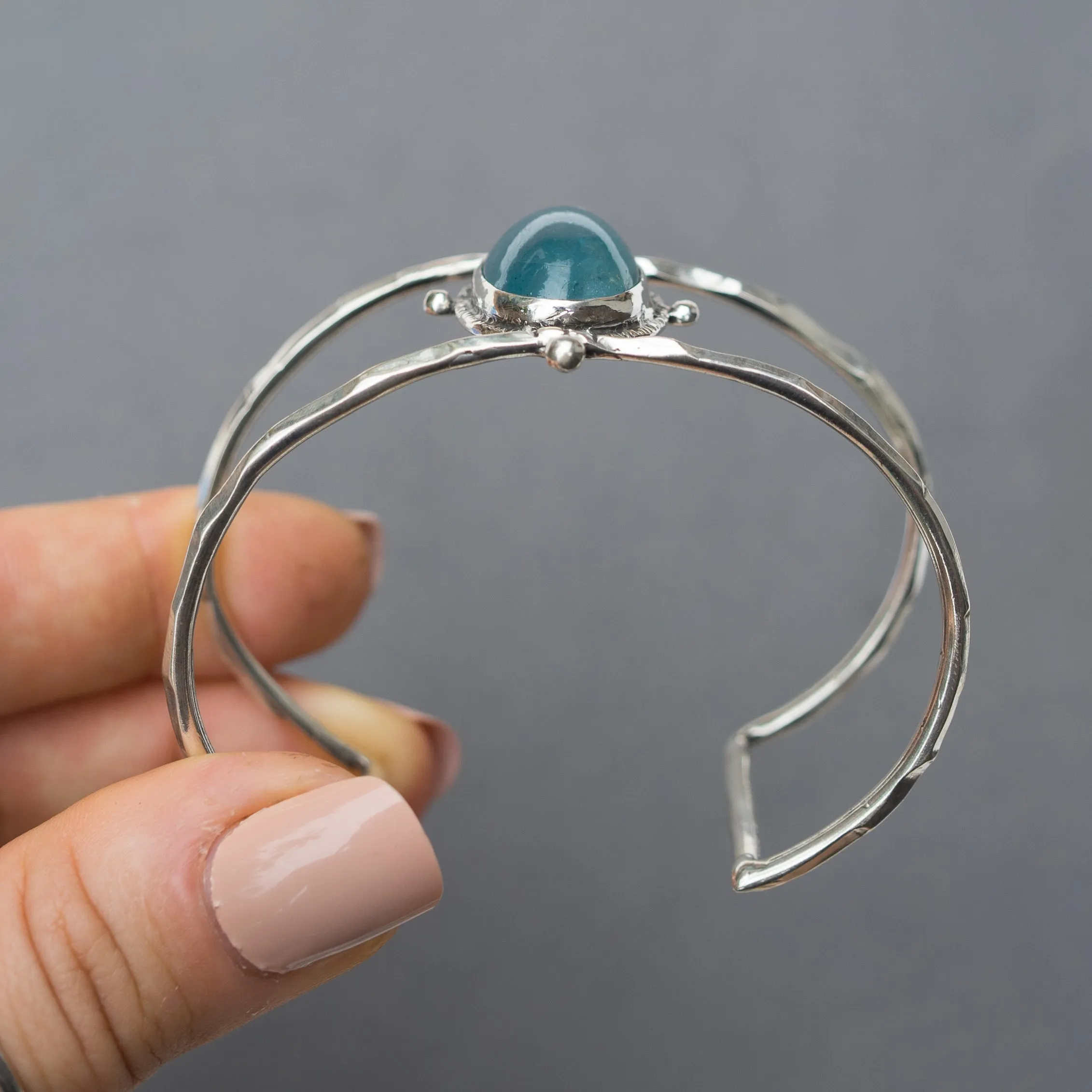 Aquamarine Statement Cuff