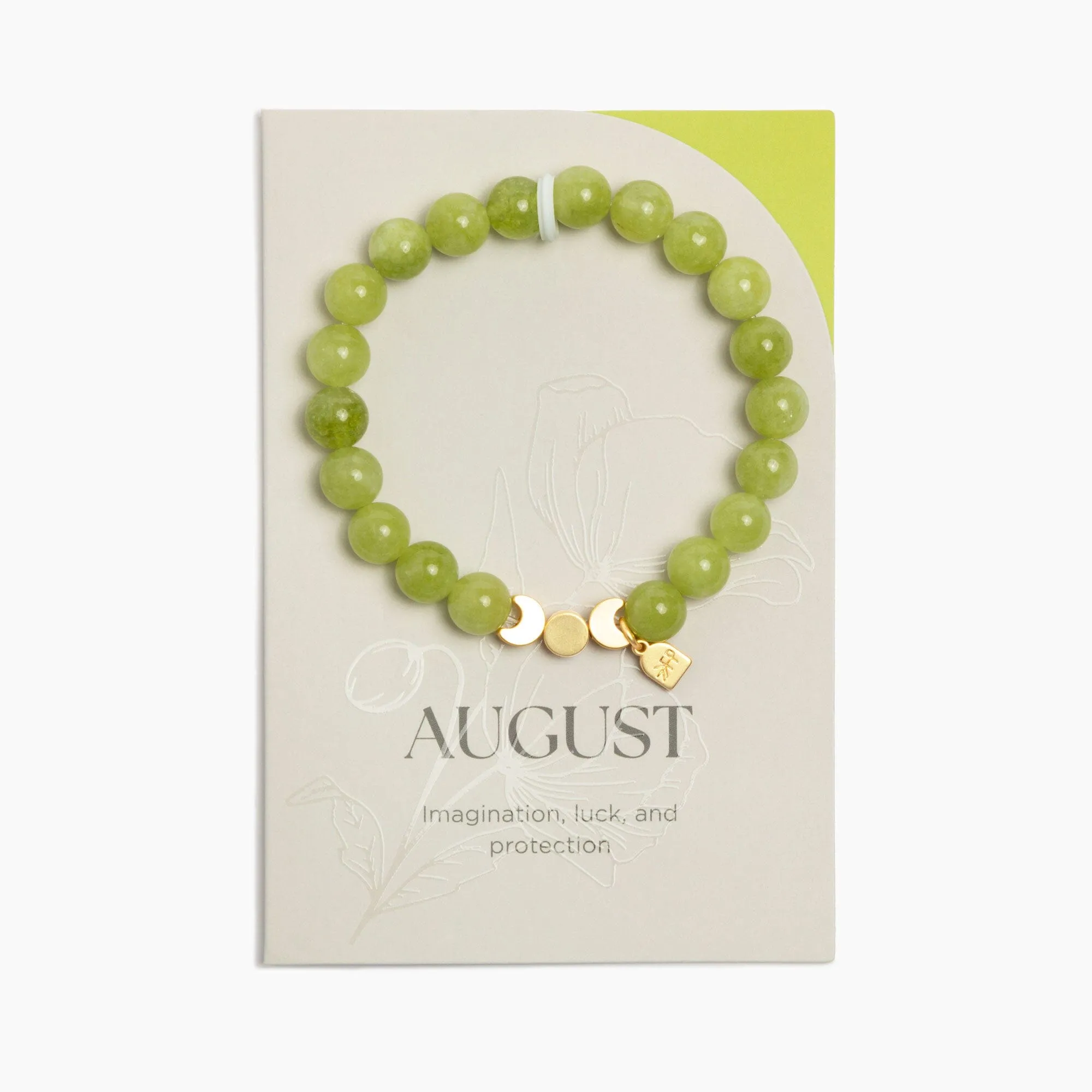 August Birthstone Bracelet