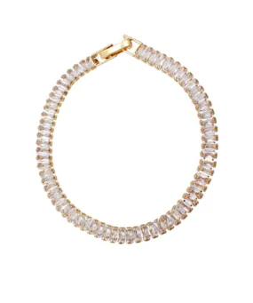 Baguette Gold Tennis Bracelet