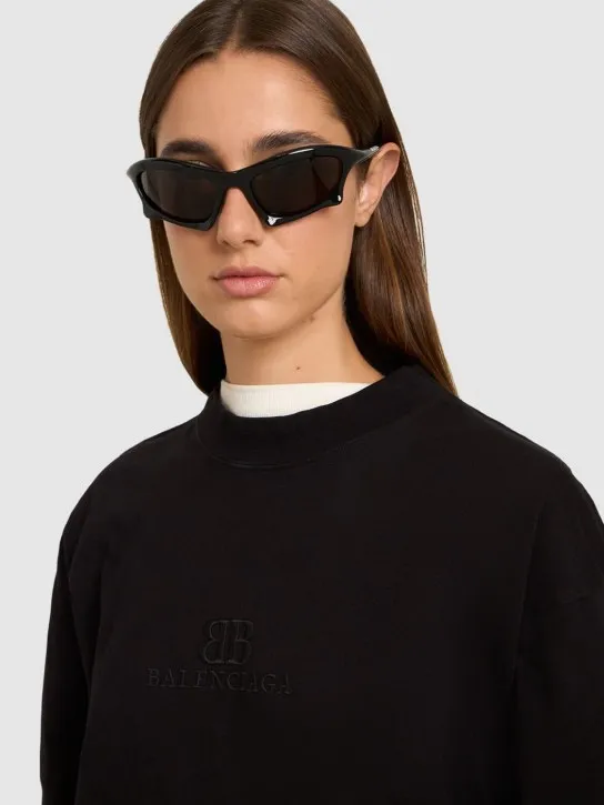 Balenciaga   0229S Bat rectangle nylon sunglasses 