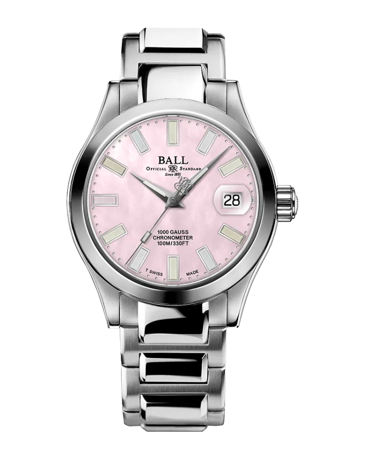 Ball Ladies Watch Engineer III Marvelight Chronometer Pink NL9616C-S1C-PKR