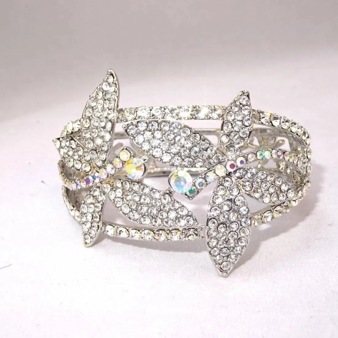 Beautiful Crystal Bridal Wedding Party Cocktail Bangle Jewellery