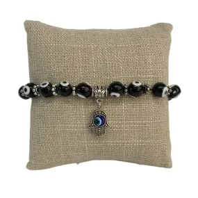 Black Evil Eye Bracelet