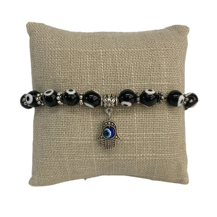 Black Evil Eye Bracelet