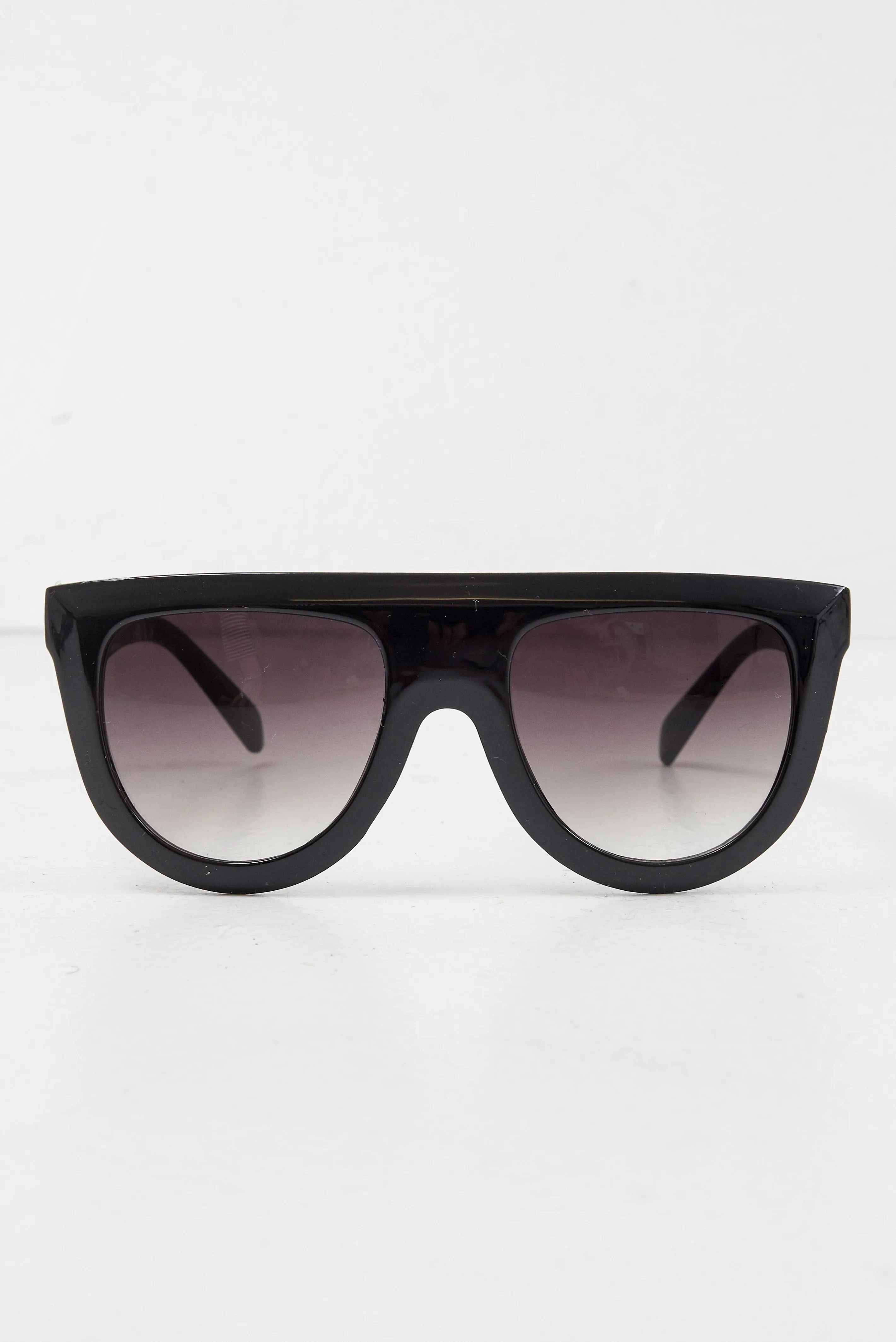 Black Square Oversized Sunglasses - Kajsa