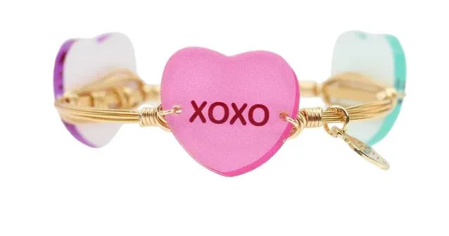 Bourbon & Bowetie Candy Hearts Bangle