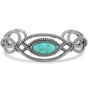 Bowline Know Turquoise Bracelet Cuff