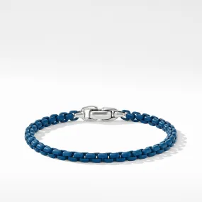 Box Chain Bracelet in Blue