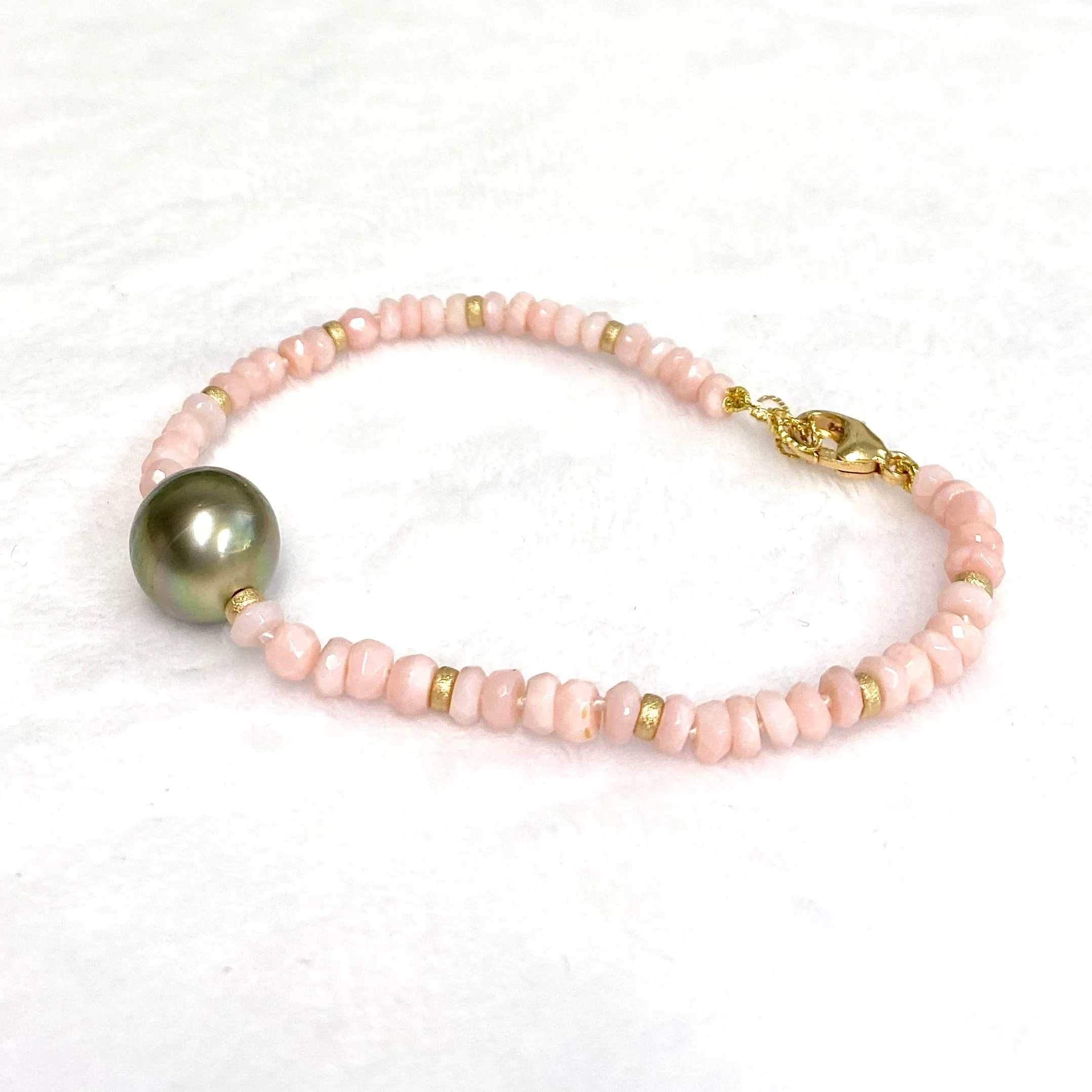 Bracelet MAYRA - pink opal (B510)