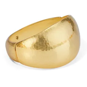 Brighton | Versailles Collonade Hinged Bangle Bracelet in Gold Tone