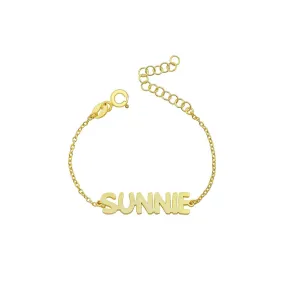 Bubble Name Bracelet