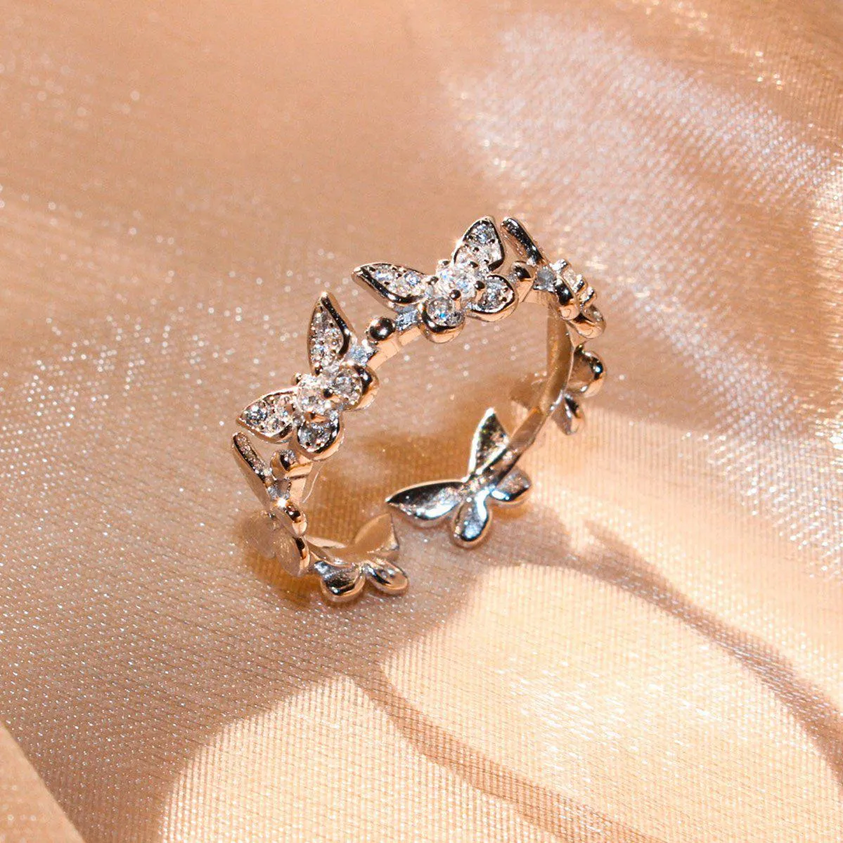 Butterfly Crown Ring