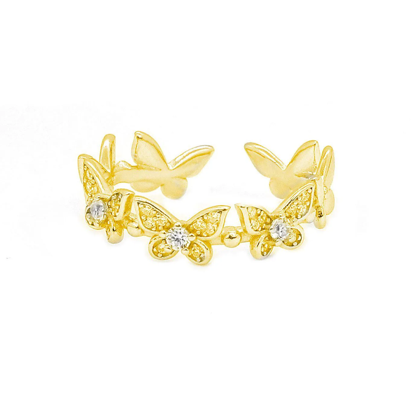 Butterfly Crown Ring