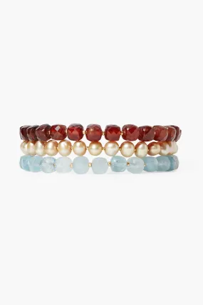 Carolina Naked Wrap Bracelet Multi Mix