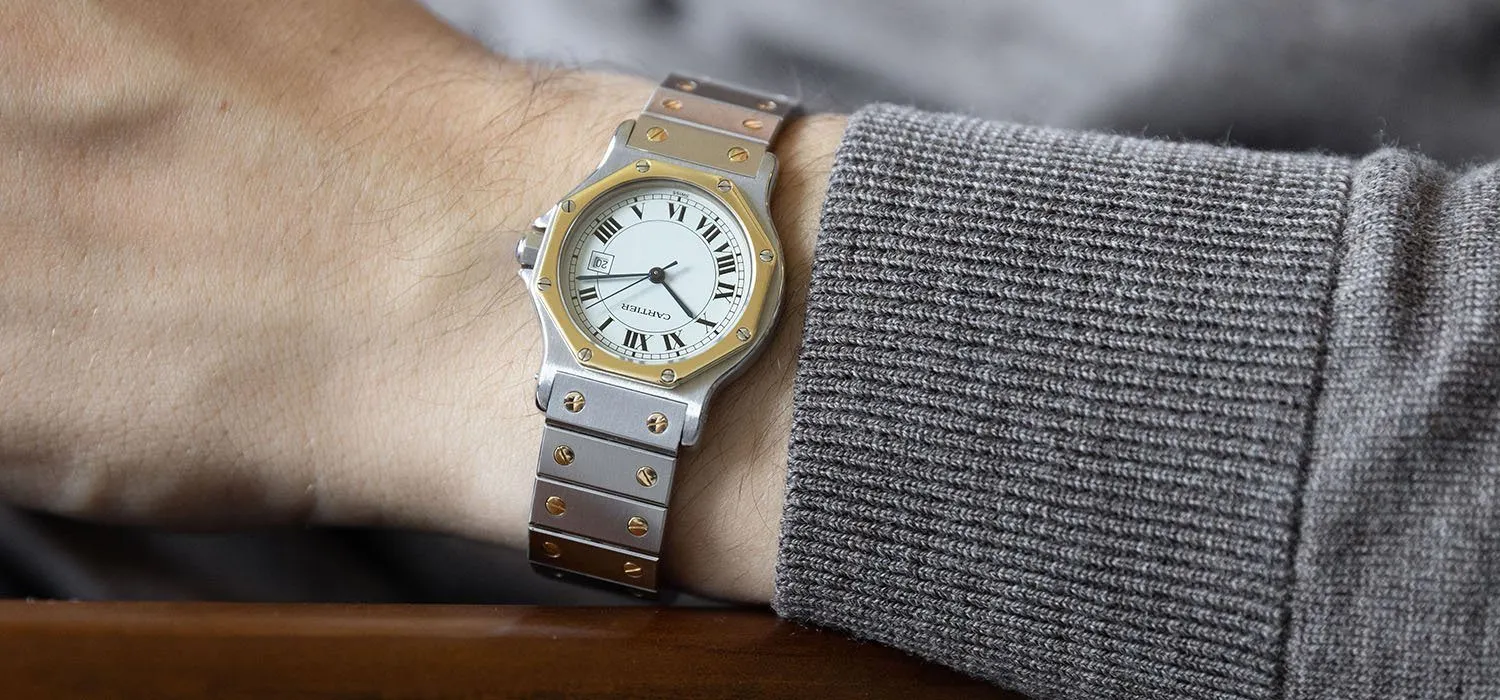 Cartier Santos Ronde Steel and Gold