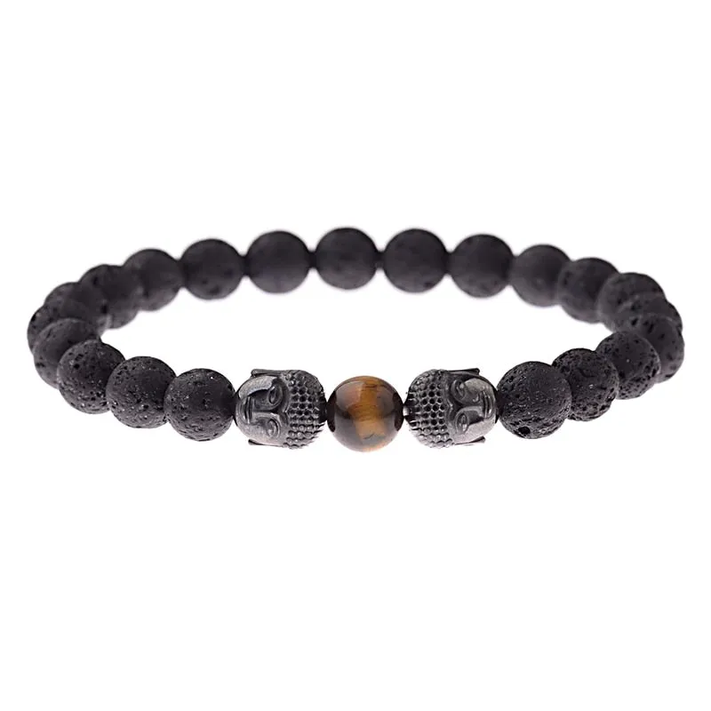 Charm Buddha & Evil Eye Bracelet