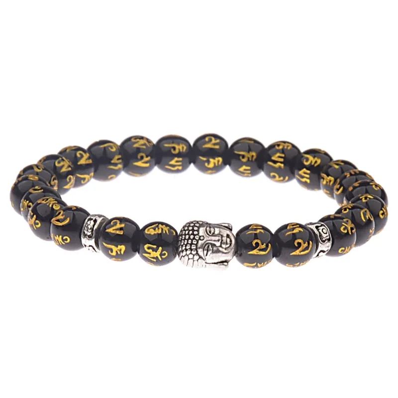 Charm Buddha & Evil Eye Bracelet