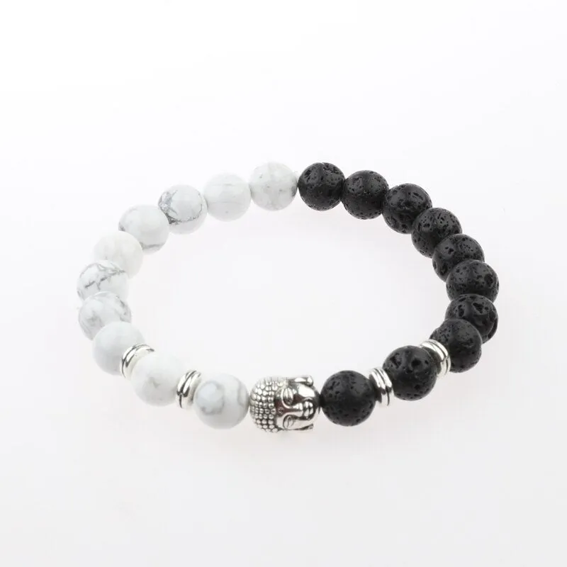 Charm Buddha & Evil Eye Bracelet