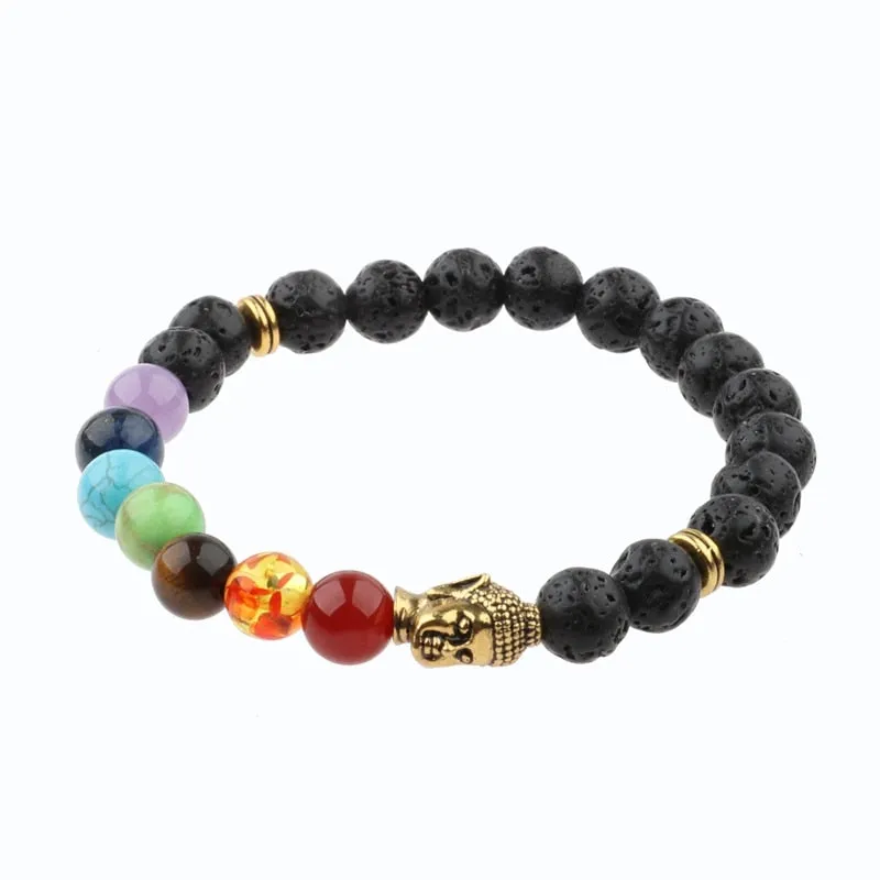 Charm Buddha & Evil Eye Bracelet