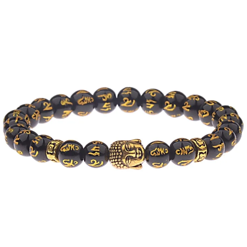 Charm Buddha & Evil Eye Bracelet