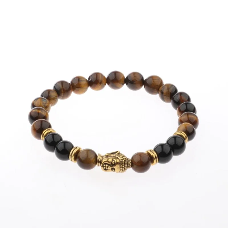 Charm Buddha & Evil Eye Bracelet