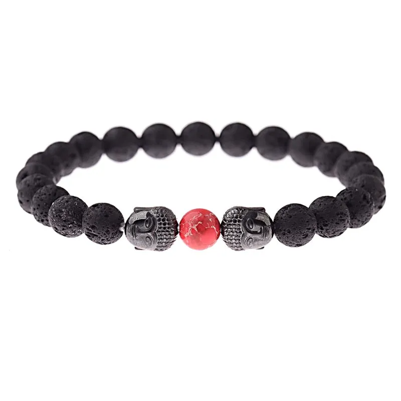 Charm Buddha & Evil Eye Bracelet