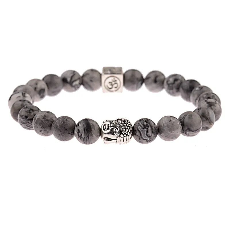 Charm Buddha & Evil Eye Bracelet