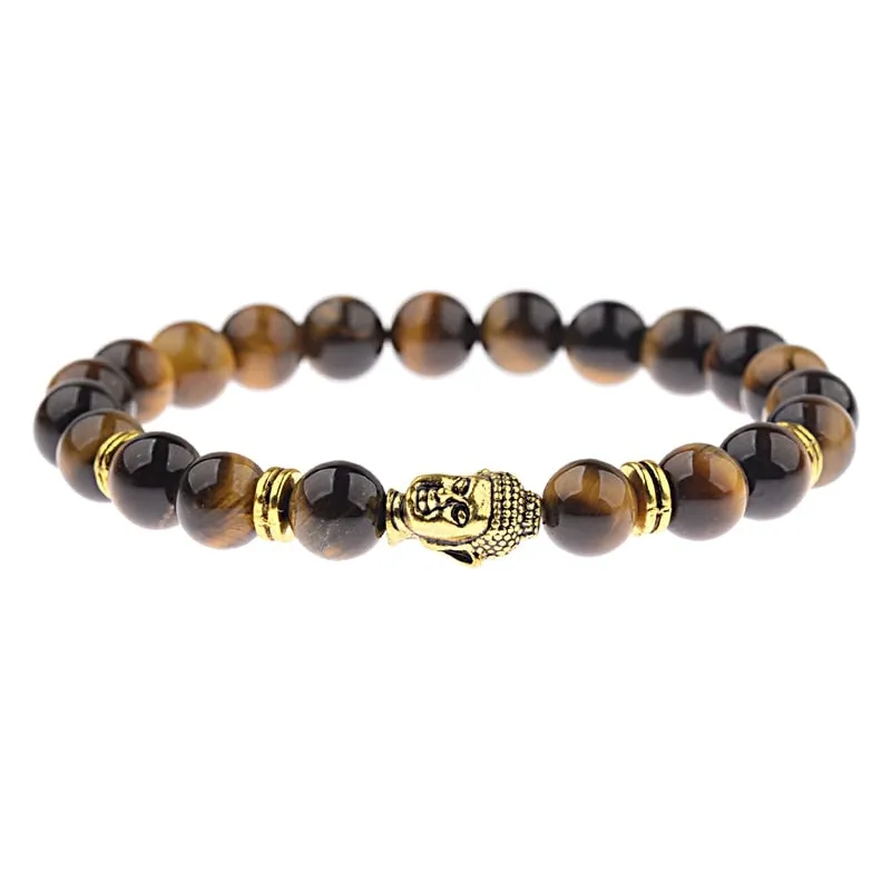 Charm Buddha & Evil Eye Bracelet