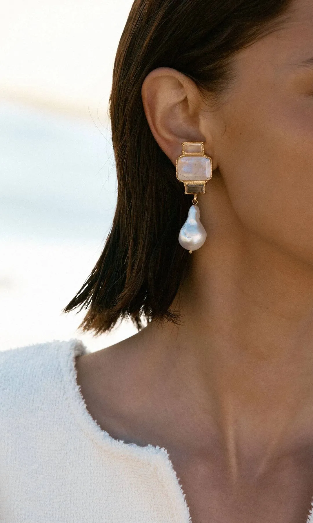 Christie Nicolaides Bambina Earrings - White