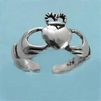 Claddagh Irish Toe Ring