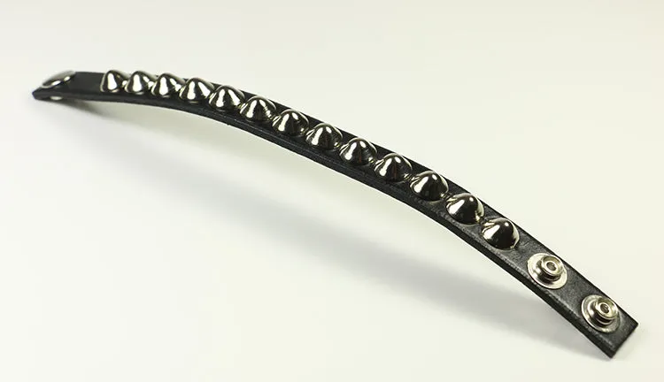 Conical Studded Bracelet, Single Row