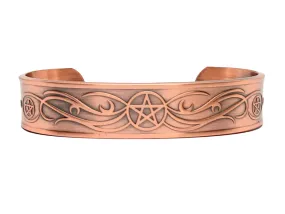 Copper Magnetic Pentagram Adjustable Bracelet