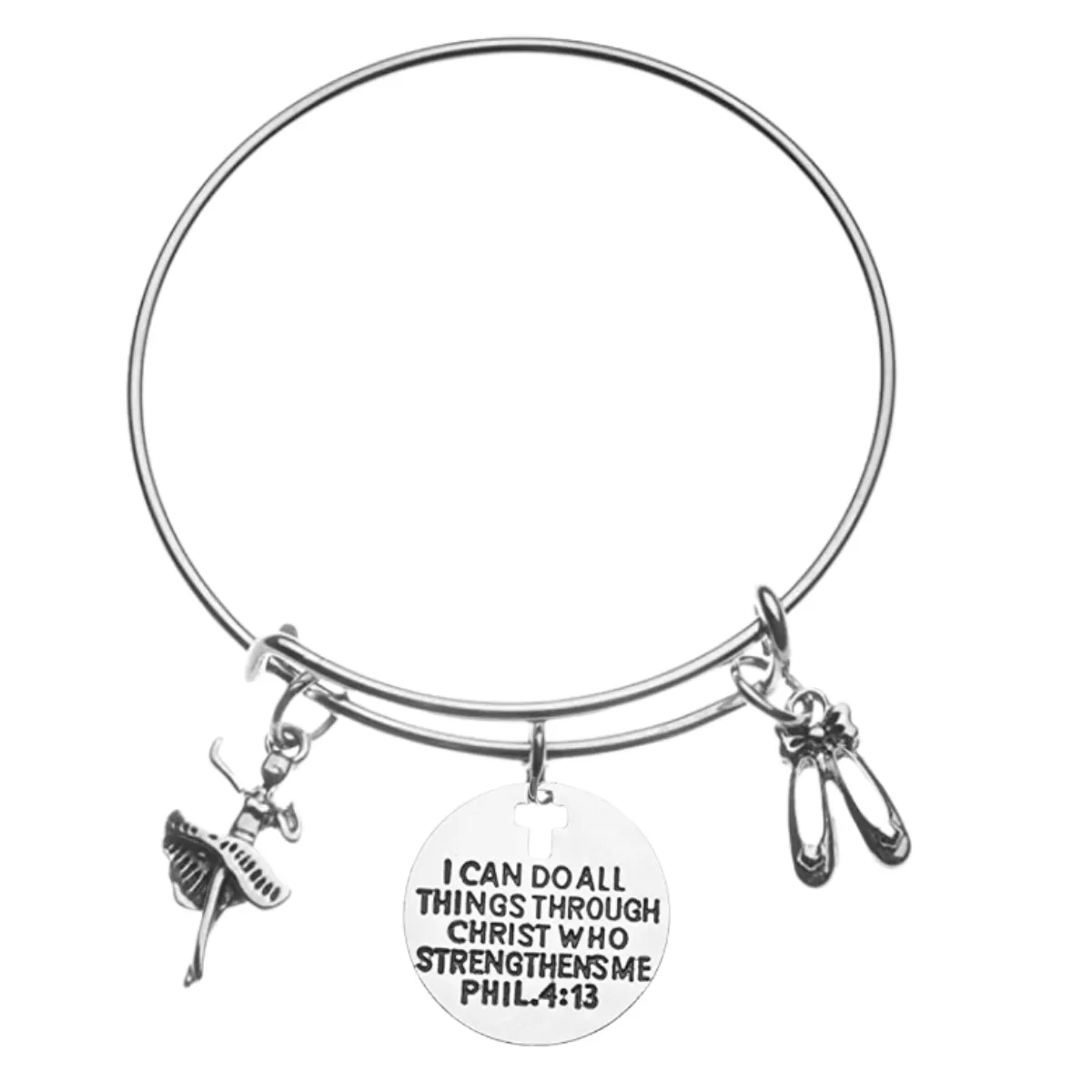 Dance Faith I Can Do All Things Through Christ Who Strengthens Me Bracelet