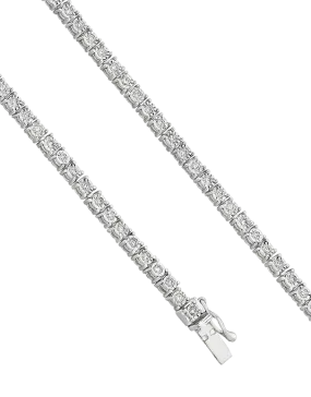 Diamond Bracelet - 9ct Diamond Set Tennis Bracelet - 756741