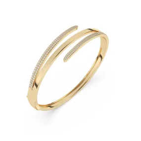 Diamond Twist Bangle