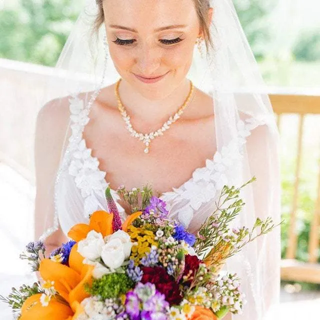 Elizabeth-Crystal Bridal Studs