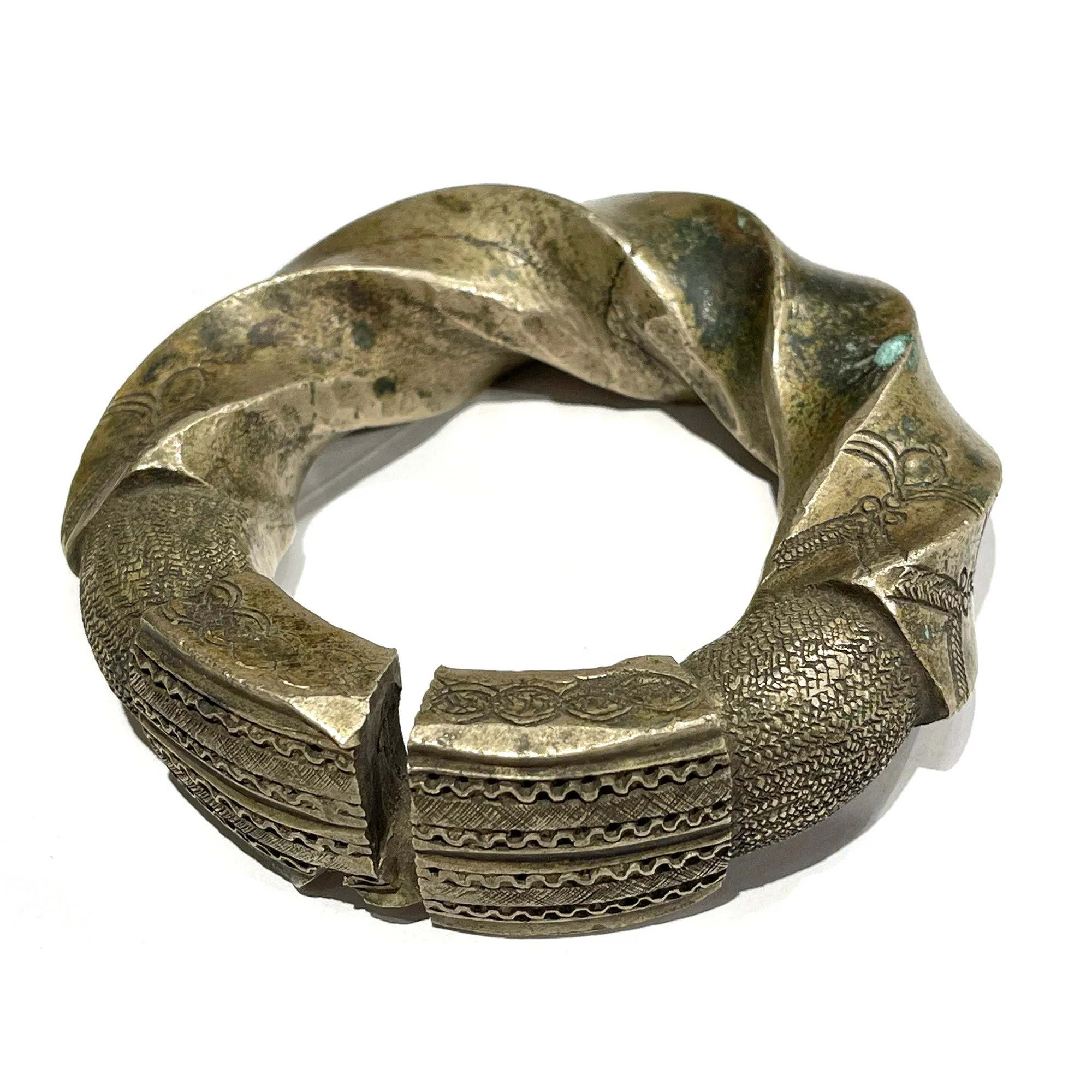 Extra Large Fine Djerma Dowry Currency Bangle from Nigeria