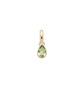 Forever & Always a Pair - Love : 0.65ct Peridot Pear Pendant with Annex Link