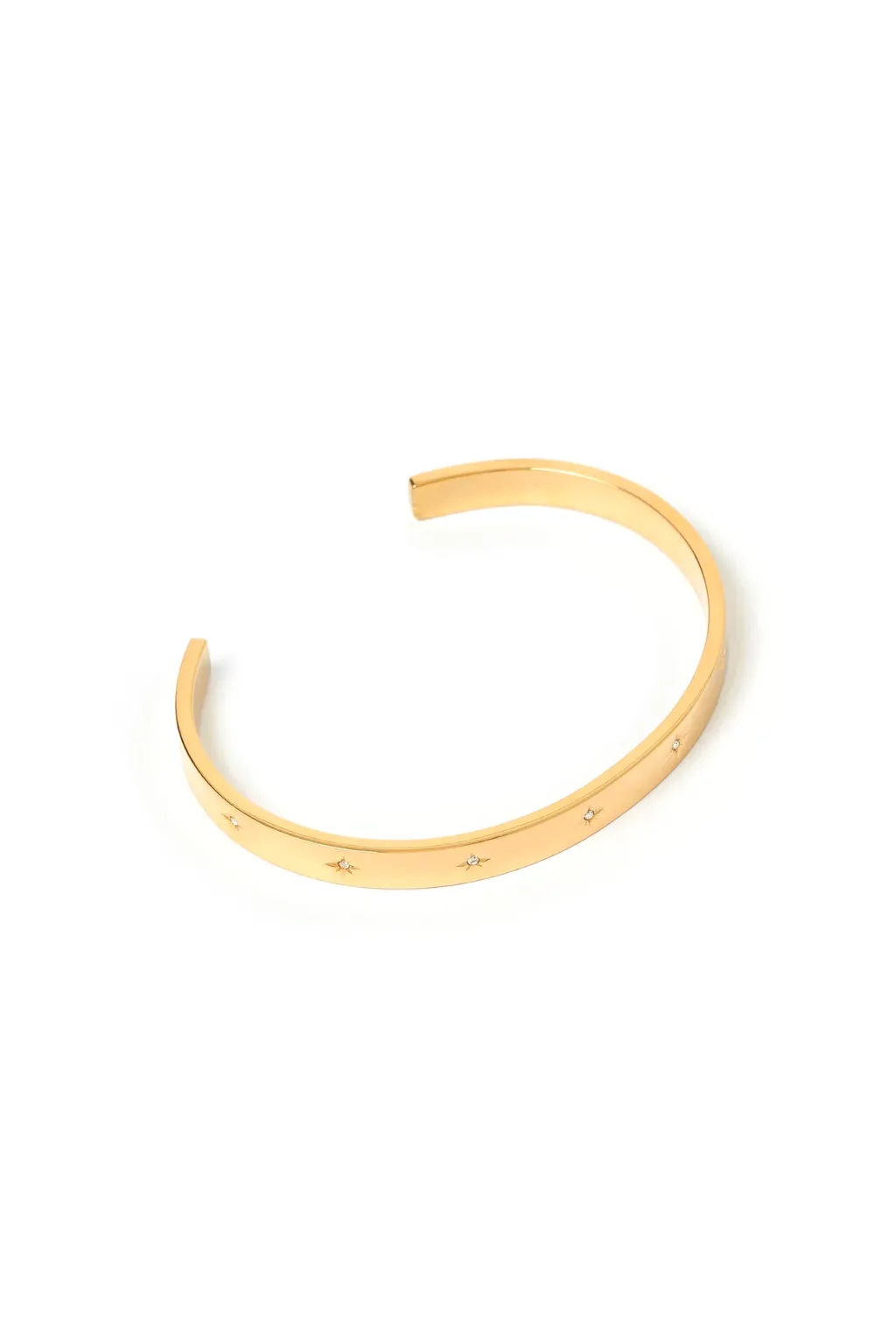 Gemma Gold Cuff Bracelet