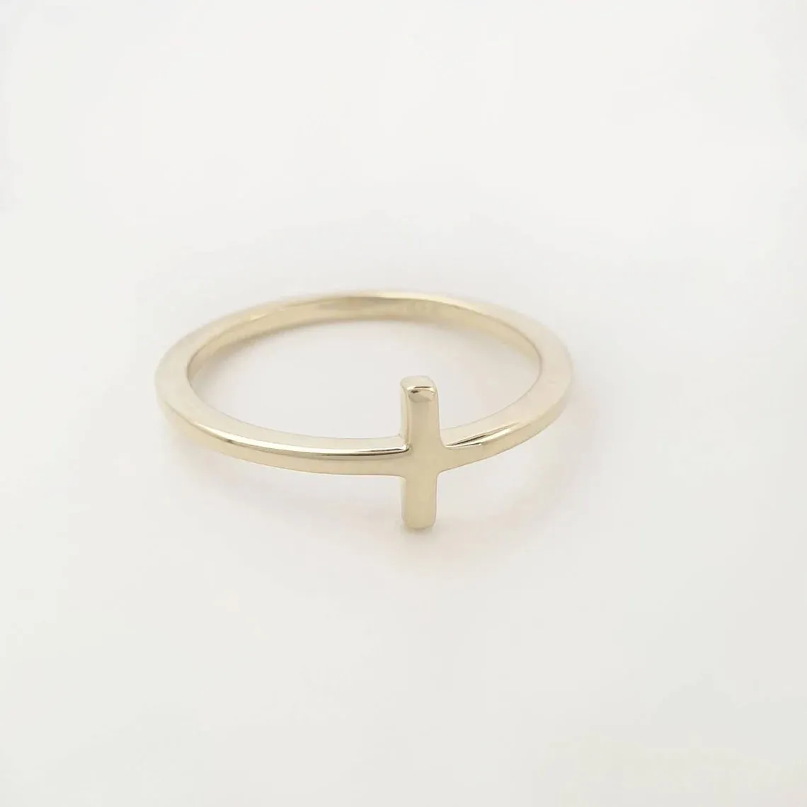 Gold Cross Ring